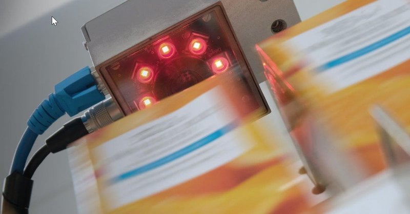 De R-serie vision inspectiesystemen van Domino worden tijdens Empack in Gorinchem getoond.