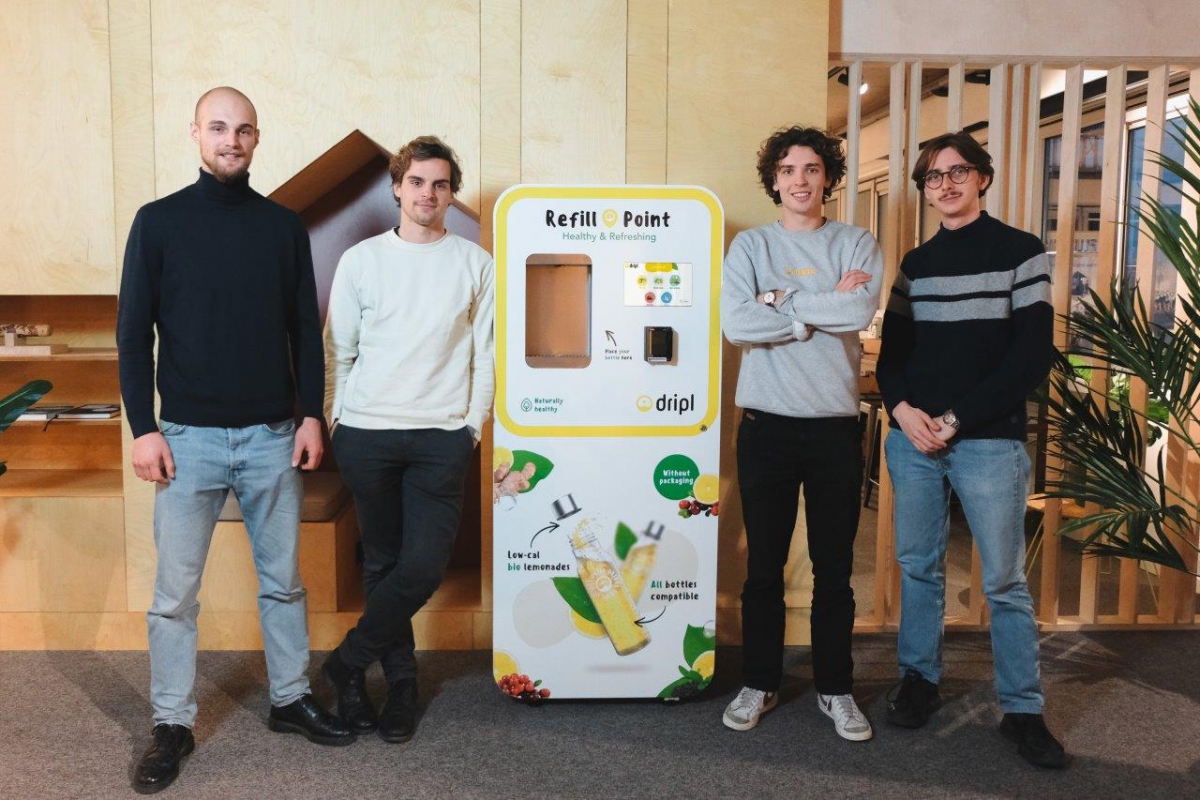 Team Dripl frisdrankautomaat Start-Up