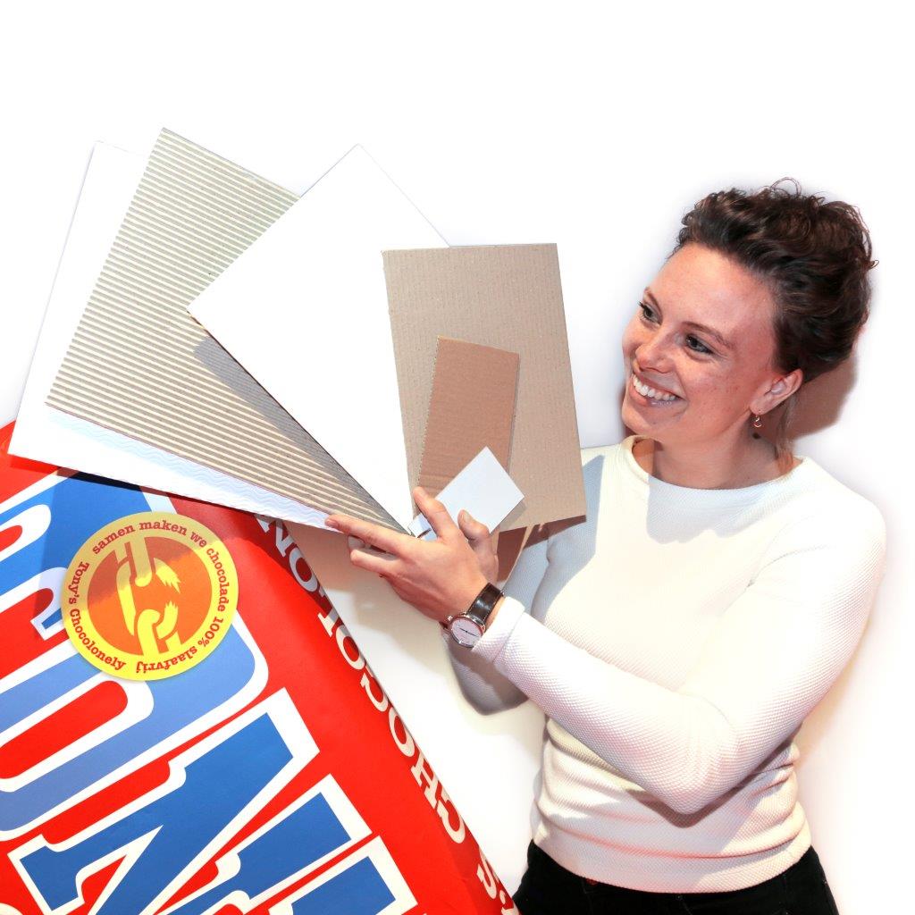 Tony's Chocolonely kiest duurzame Sappi verpakking voor Tiny Tony's - Julia Wienk