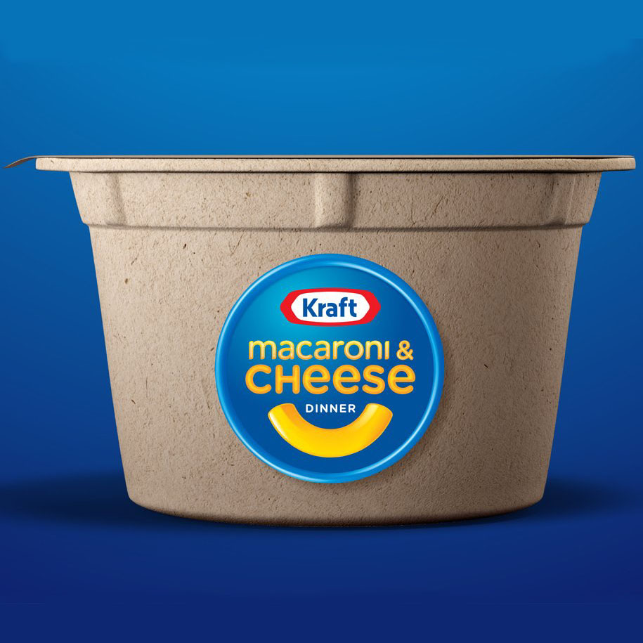 Kraft Heinz duurzaam magnetron bakje van papiervezels
