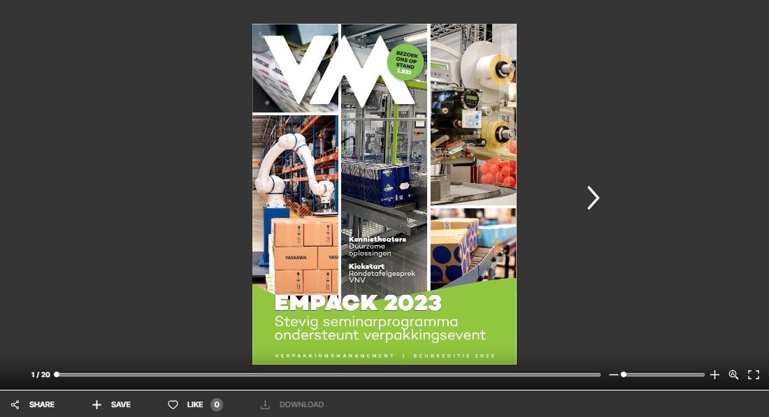 VerpakkingsManagement verzorgt dit jaar weer de digitale dagkrant van Empack Den Bosch. 