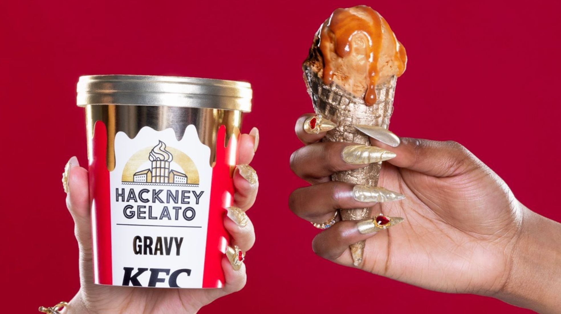 Jusroomijs van KFC en Hackney Gelato: hartige gelato voor het goede doel