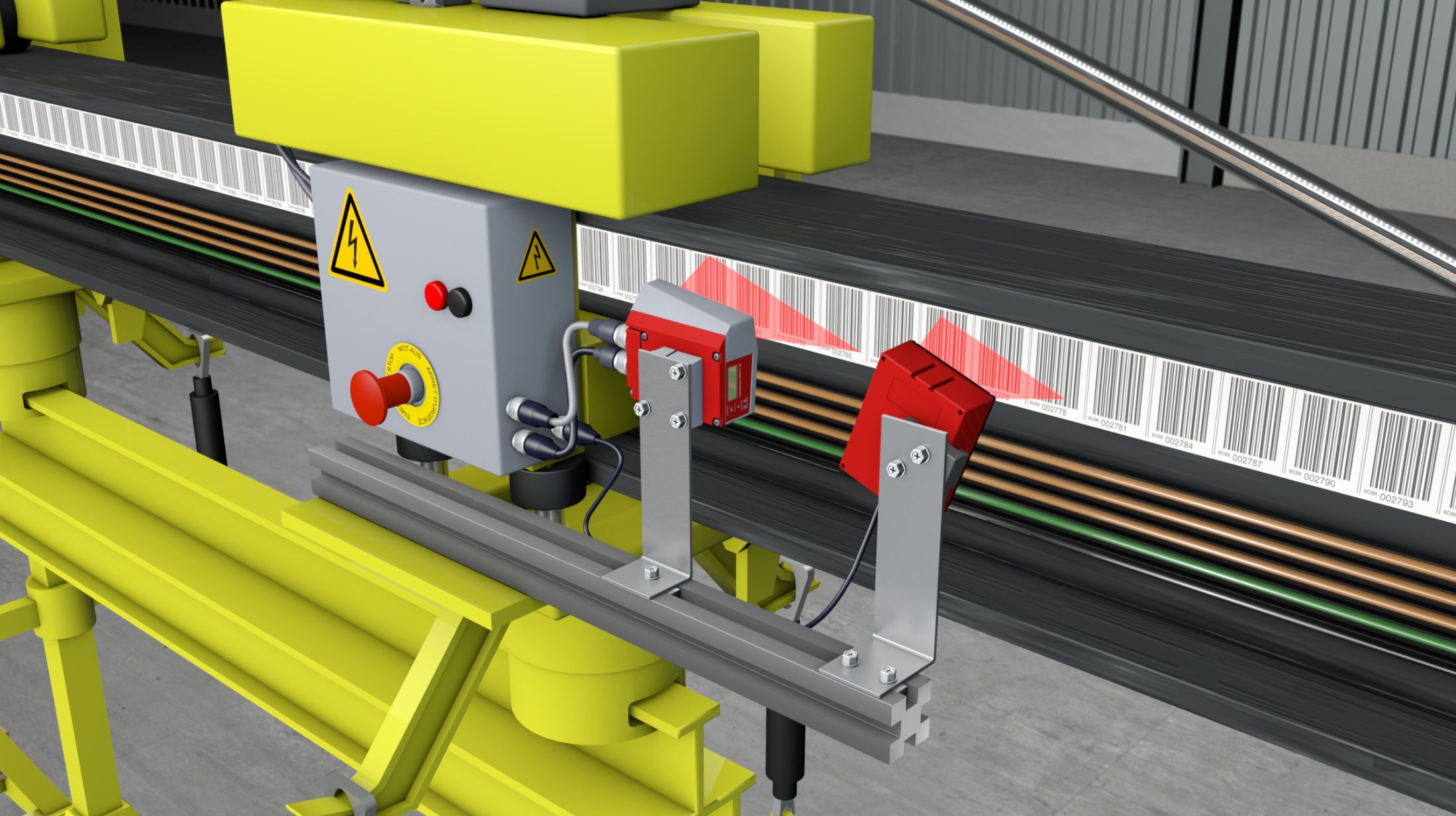 Leuze barcodepositionering als alternatief voor lasersystemen