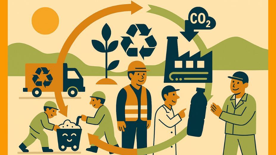 Studie CE Delft in opdracht van NRK Recycling, NRK PVT Kunststofverwerkers en NRK Verpakkingen : mechanisch recyclaat heeft laagste klimaatimpact