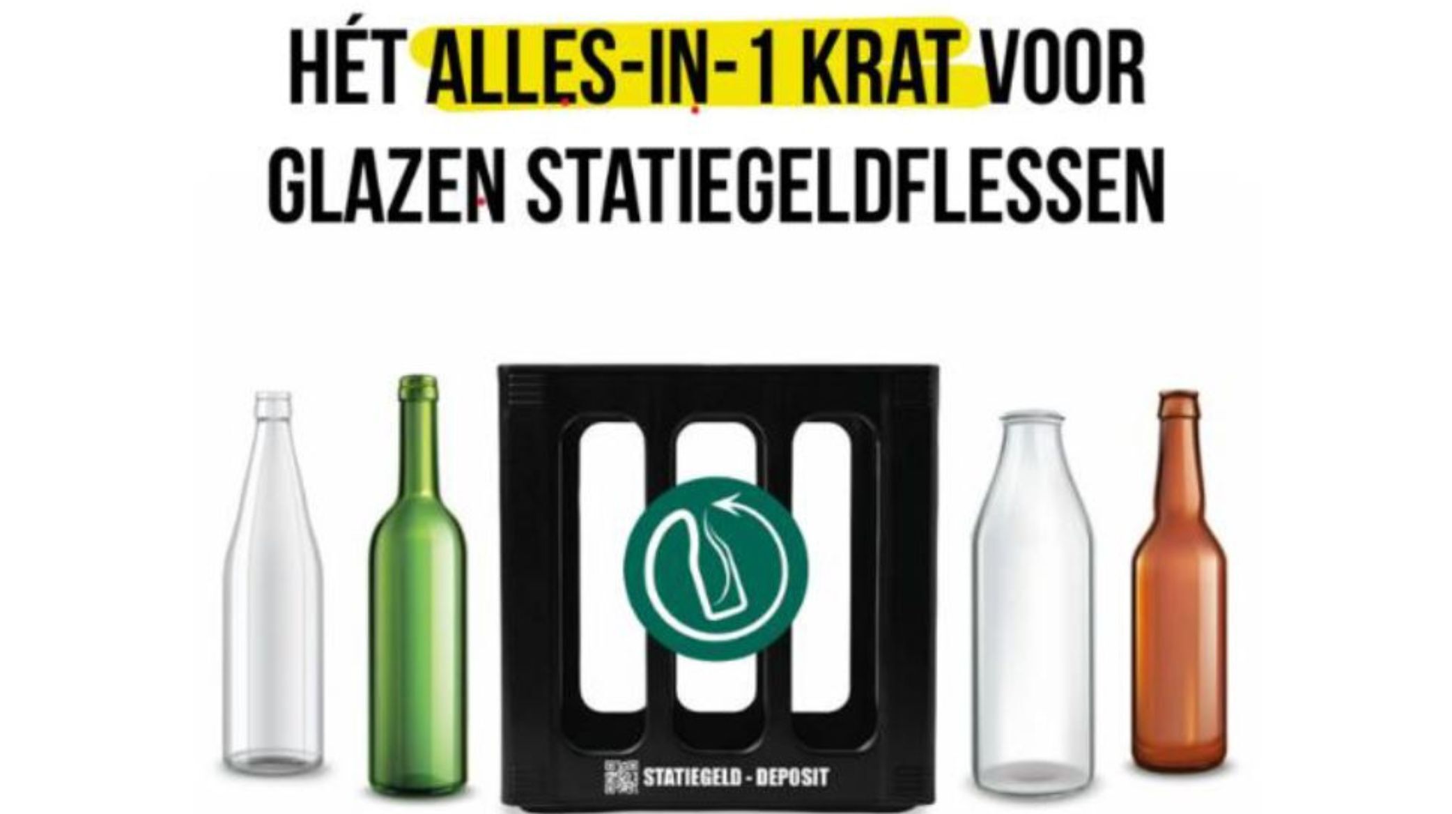 PAKT introduceert gedeeld poolsysteem voor herbruikbare glazen flessen
