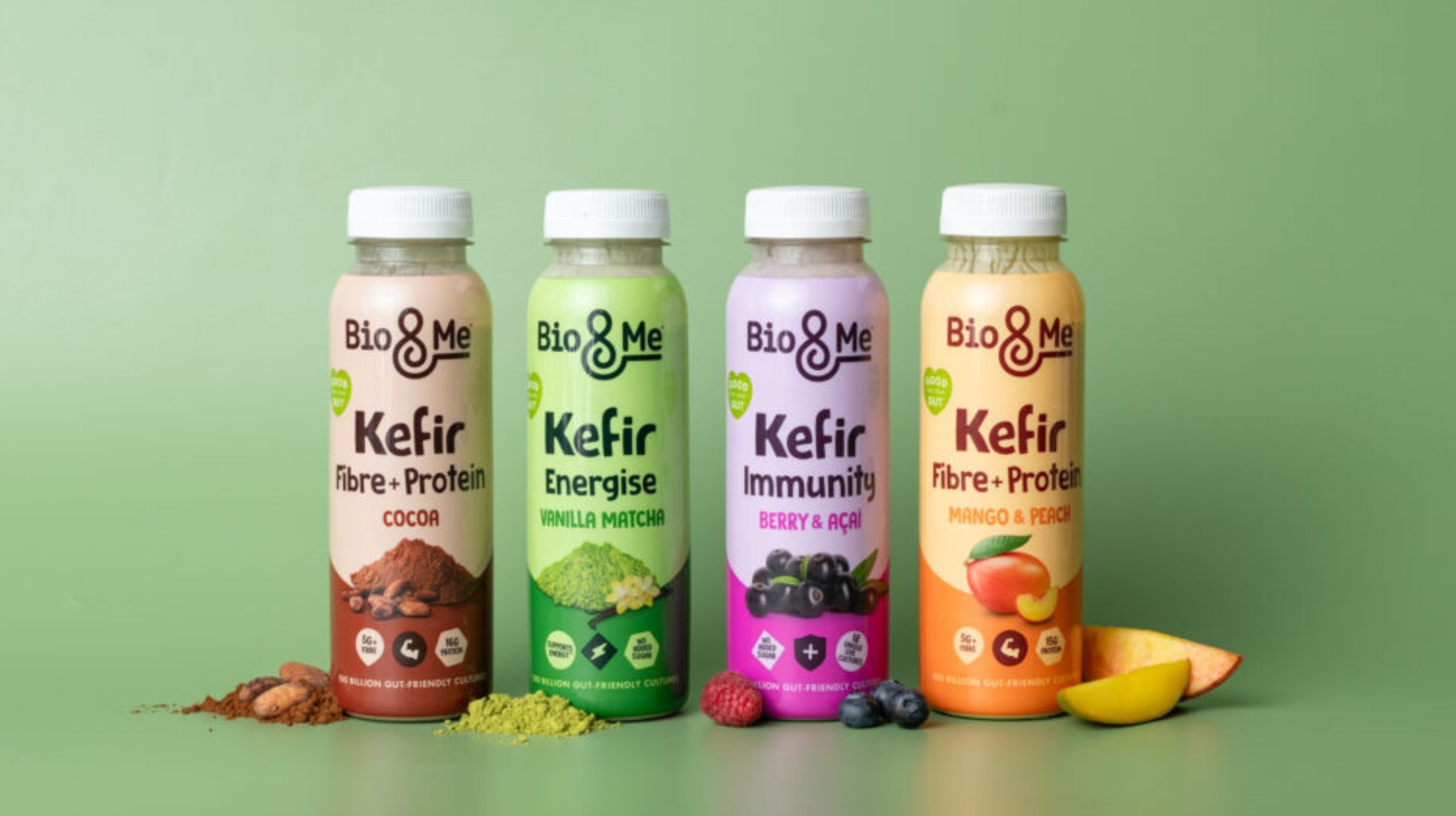 Bio&Me kiest recyclebare krimpfolie voor kefirflessen