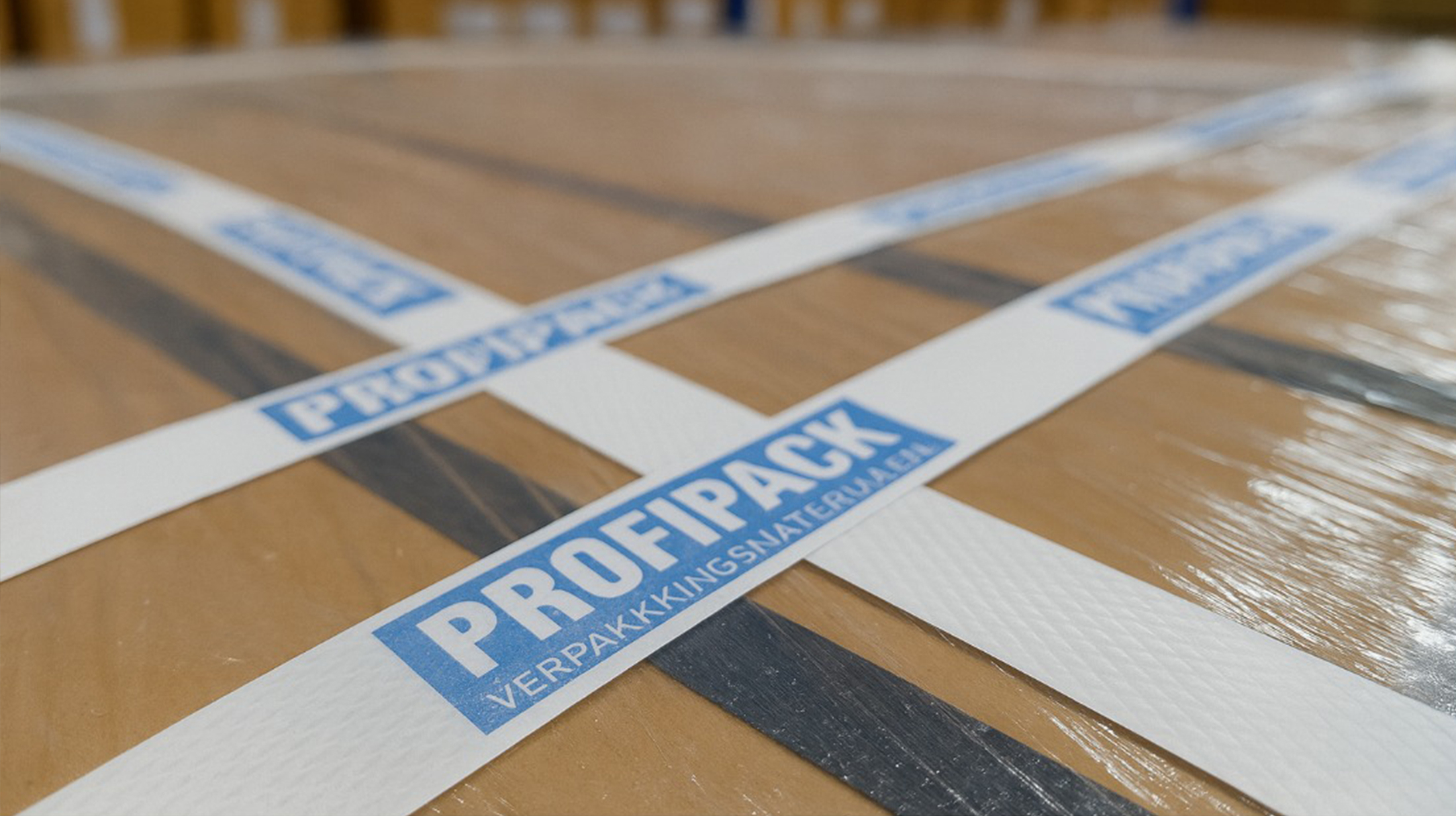 Bedrukt omsnoeringsband van Profipack: stevig, herkenbaar en efficiënt