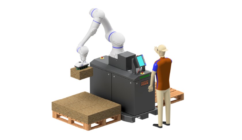 Robertpack presenteert op Empack Den Bosch haar COBOT palletiseeroplossing