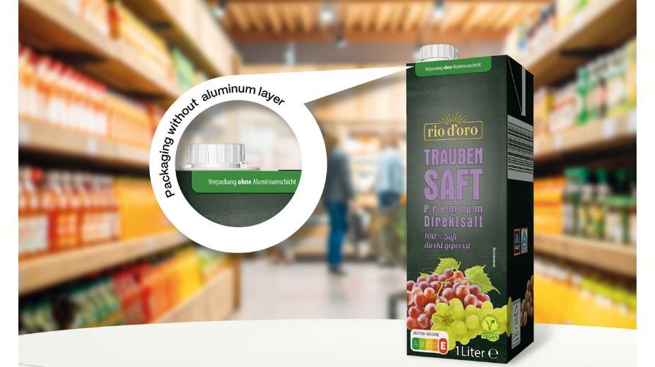 Introductie van aluminiumvrije aseptische kartonnen 1 liter drankverpakking van SIG