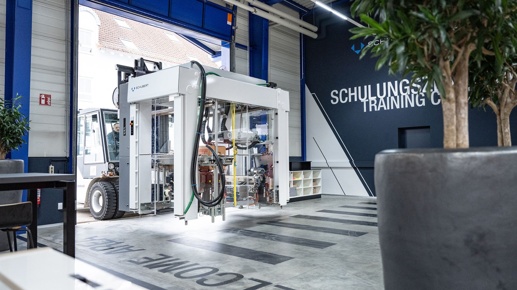 Schubert breidt uit met een nieuwe trainging verpakkingsmachine