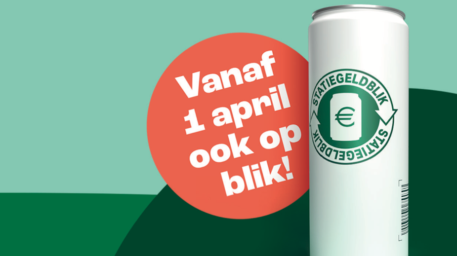 Statiegeld op blik invoering per 1 april 2023