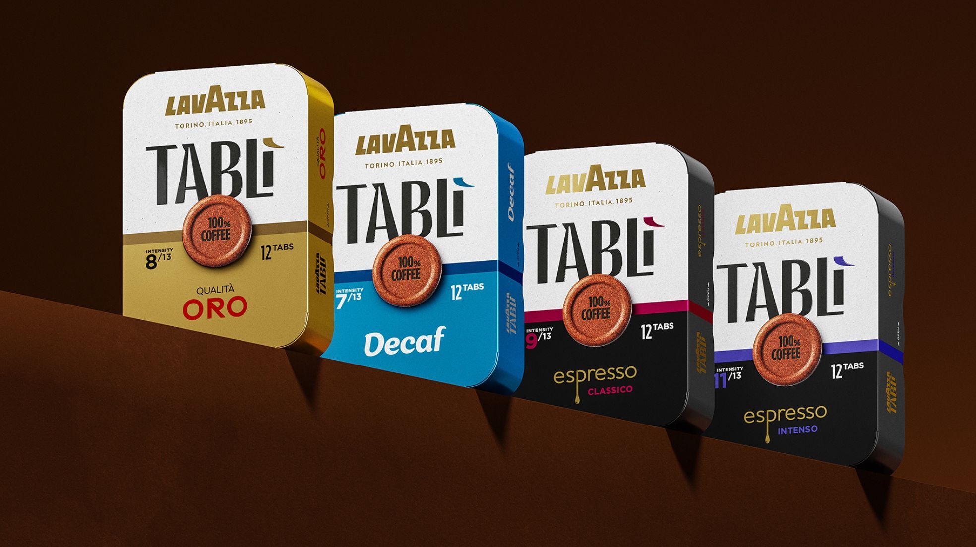 Bellissimo ontwerpt verpakking Lavazza’s nieuwe koffiesysteem Tablì