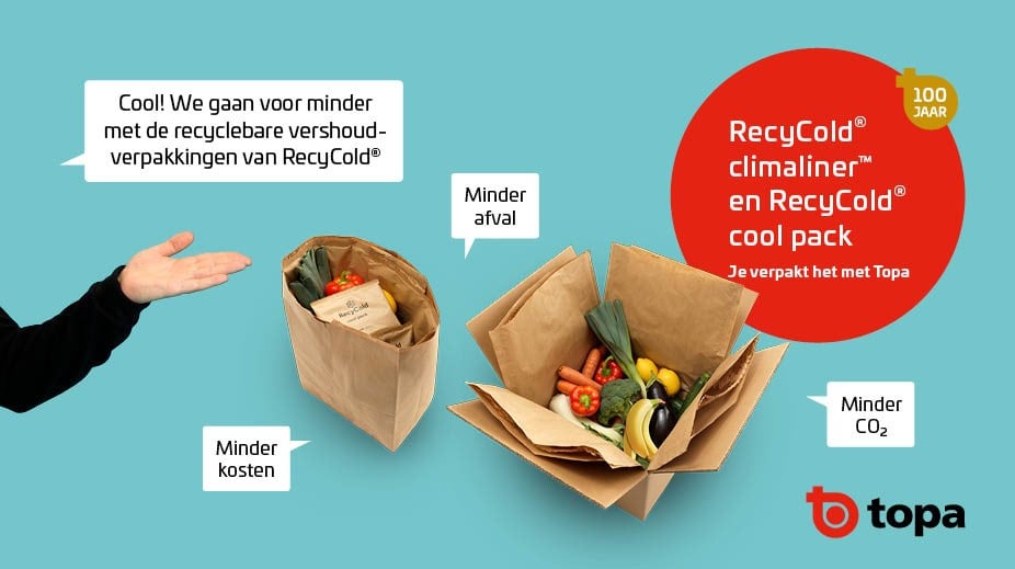 Topa introduceert recyclebare vershoudverpakkingen van RecyCold tijdens Empack Mechelen 2023