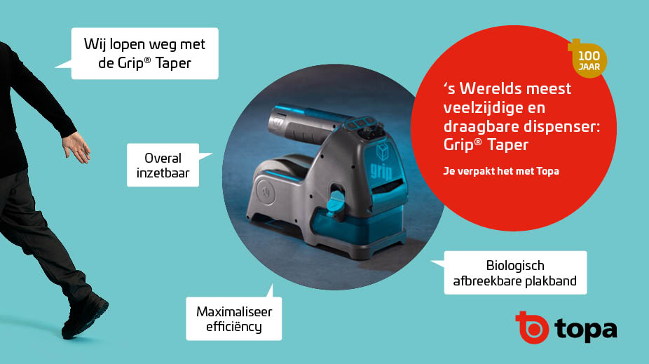 Grip®Taper van Topa: De ‘Go Anywhere’-oplossing