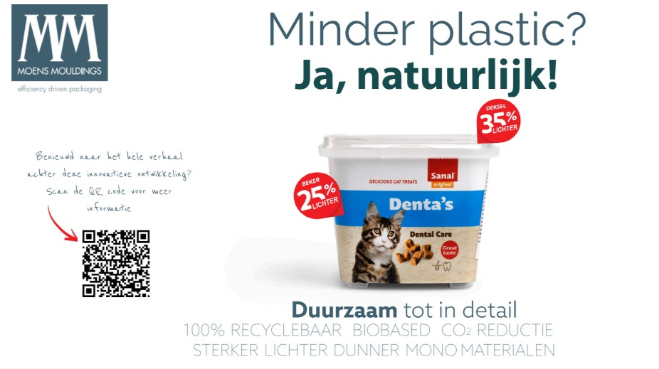 Minder plastics bij Moens Mouldings