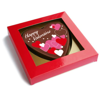 Valentijn chocoladeverpakking