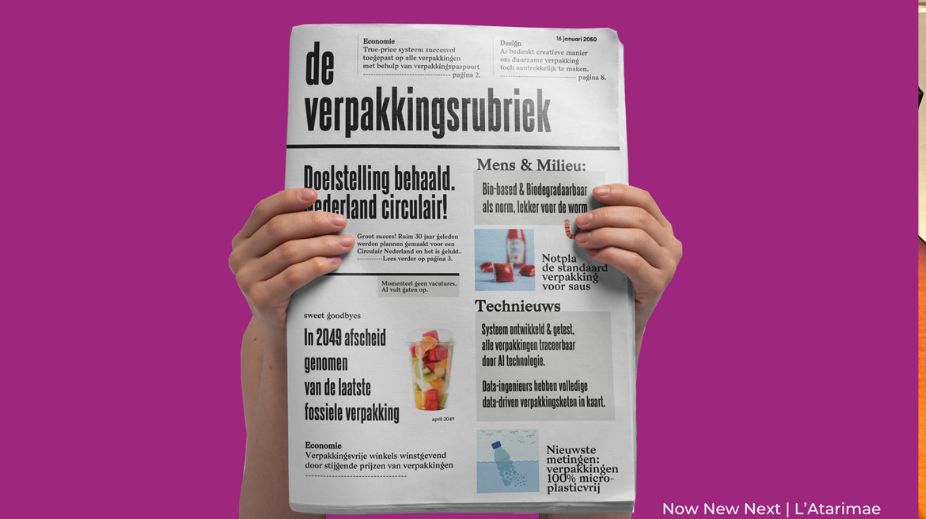 Verpakken in 2050 krant